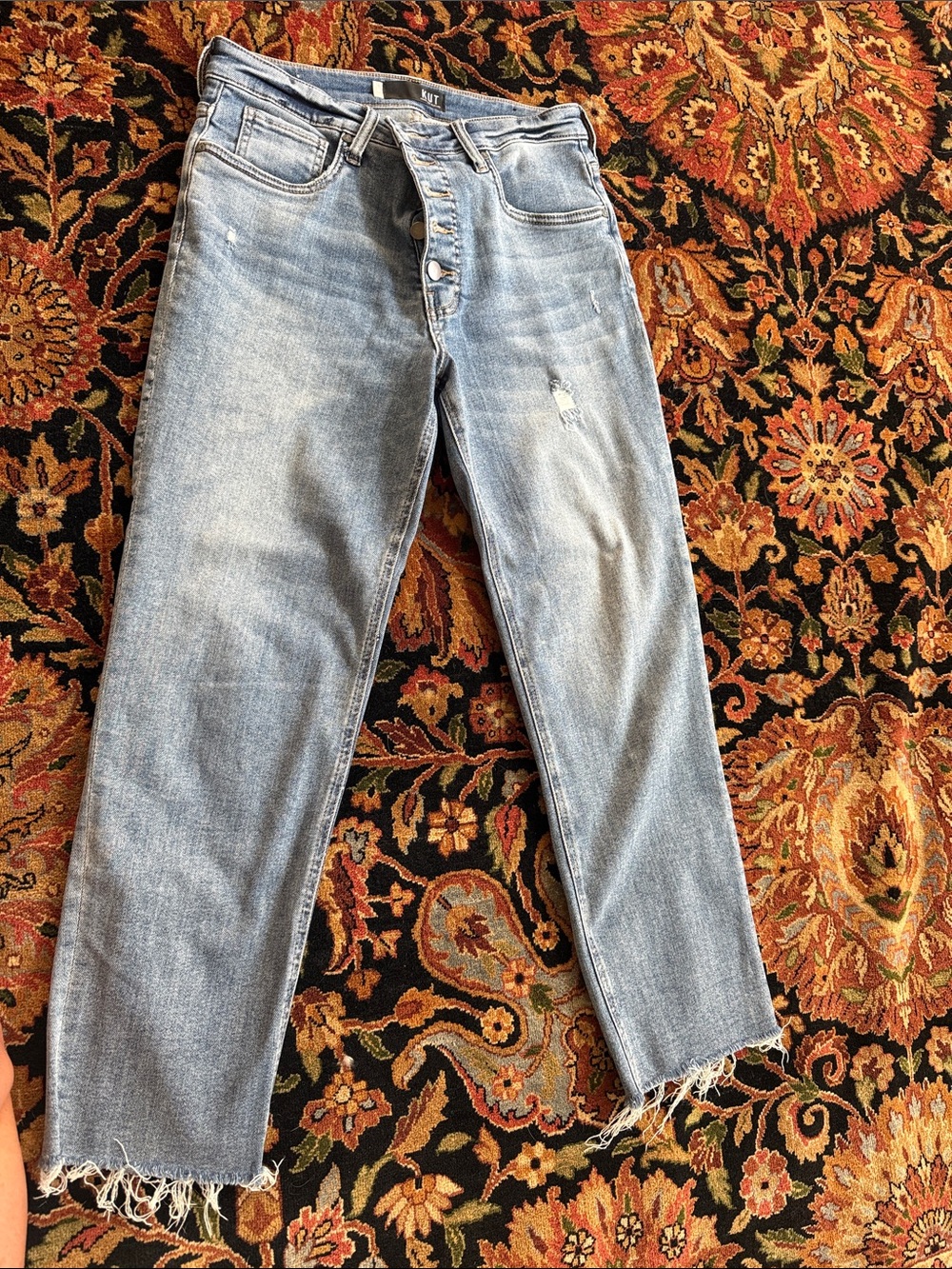 Kut from the Kloth Light Blue Slim Straight Jeans